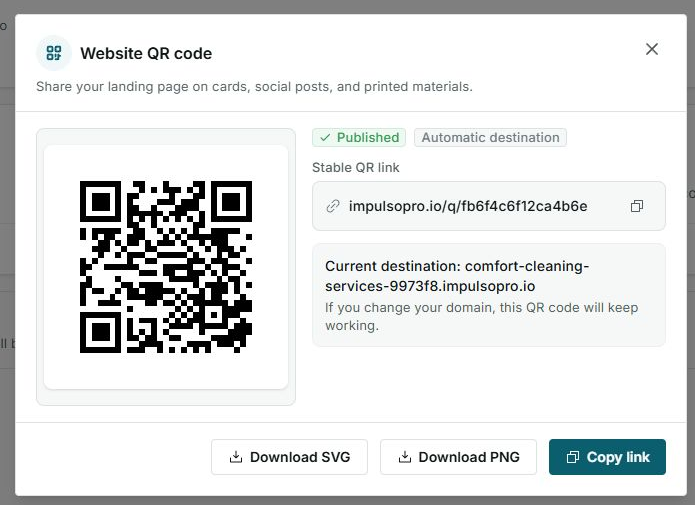 2. Open the QR code