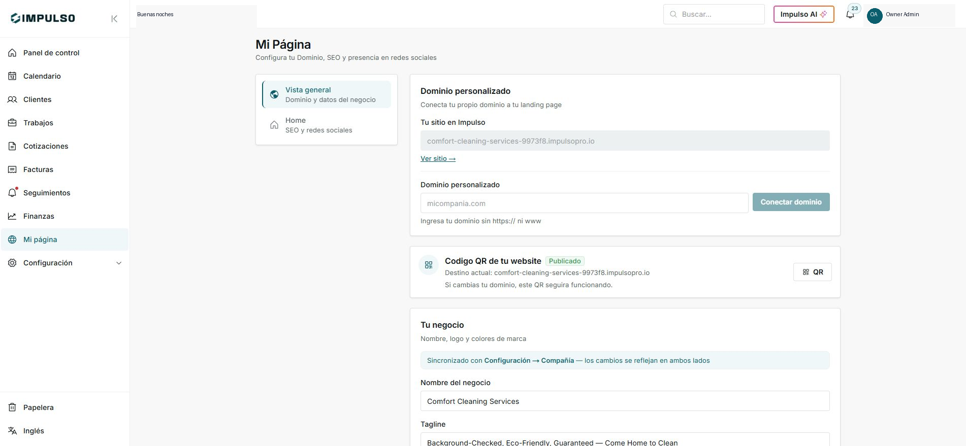 1. Abre configuración